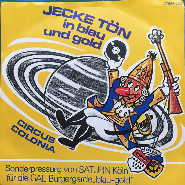 Cover zu Bläck Fööss - Jecke Tön In Blau Und Gold | 1981 | Vinyl | Non-Music, Folk, World, & Country | Germany Schallplatten Ankauf