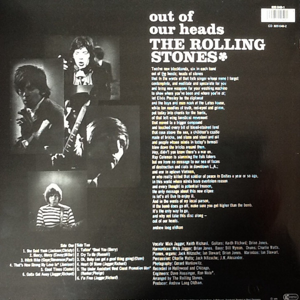 Cover zu The Rolling Stones - Out Of Our Heads | LP, Album, RE Schallplatten Ankauf