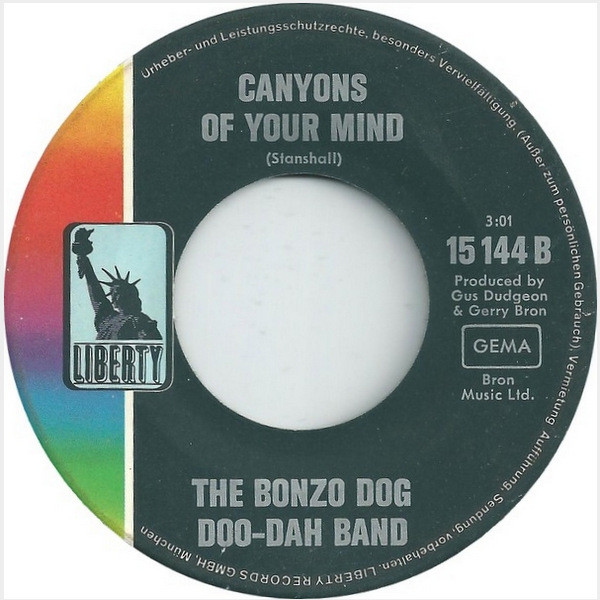 Cover zu Bonzo Dog Doo-Dah Band - I'm The Urban Spaceman | 1968 | Vinyl | Rock | Germany