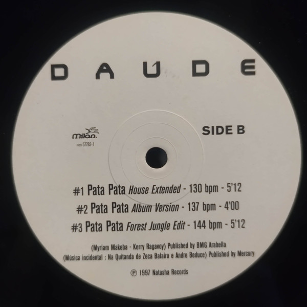 Cover zu Daúde - Pata Pata | 1997 | Vinyl | Electronic | Germany Schallplatten Ankauf