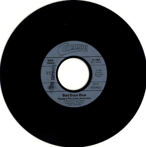 Cover zu Bad Boys Blue - Hungry For Love | 1988 | Vinyl | Electronic, Pop | Europe Schallplatten Ankauf