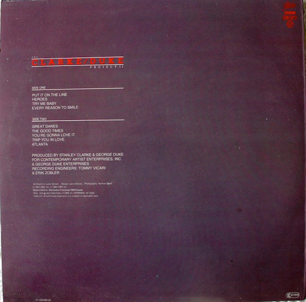 Cover zu Stanley Clarke/George Duke - The Clarke / Duke Project II | LP, Album Schallplatten Ankauf