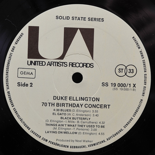Cover zu Duke Ellington - Duke Ellington's 70th Birthday Concert | 1970 | Vinyl | Jazz | Germany