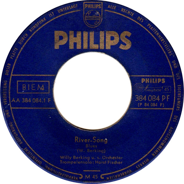 Bild Willy Berking Und Sein Orchester – River-Song | Vinyl, 45 RPM, 7″, Mono | Jazz | Germany Schallplatten Ankauf