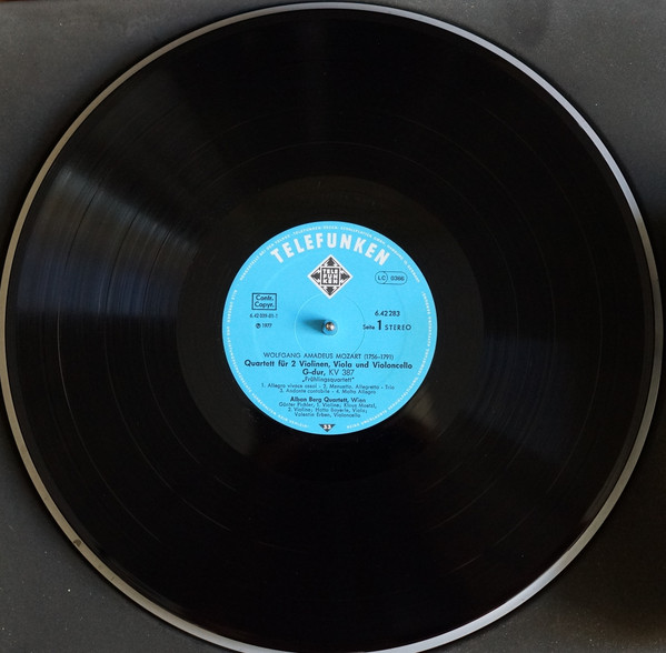 Cover zu Alban Berg Quartett — Wolfgang Amadeus Mozart / Joseph Haydn - »Frühlingsquartett« / »Reiterquartett« | 1978 | Vinyl | Classical | Germany Schallplatten Ankauf