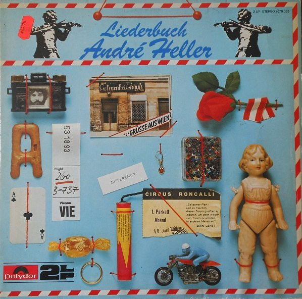 Cover zu André Heller - Liederbuch | 1981 | Vinyl | Rock, Folk, World, & Country | Germany