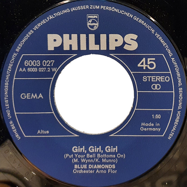 Cover zu The Blue Diamonds - Fräulein Wunderbar | 1970 | Vinyl | Pop | Germany