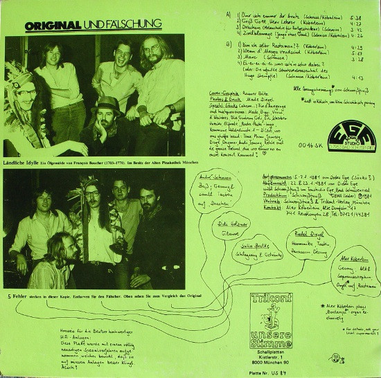 Cover zu Schwoißfuaß - Oinr Isch Emmr Dr Arsch | LP, Album, Yel Schallplatten Ankauf