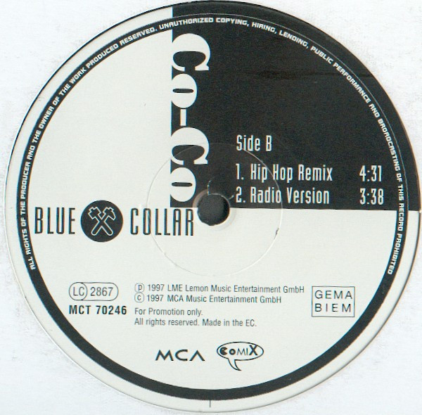 Cover zu Blue Collar (2) - Co-Co | 1997 | Vinyl | Hip Hop | Germany Schallplatten Ankauf