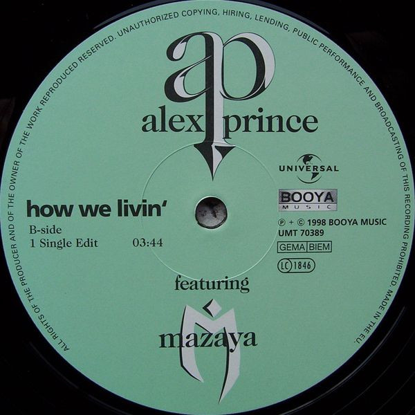 Cover zu Alexandra Prince Featuring Mazaya - How We Livin' | 1998 | Vinyl | Hip Hop | Germany