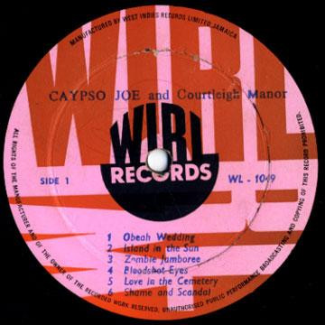 Cover zu Calypso Joe - Calypso Joe At The Courtleigh Manor | Vinyl | Reggae | Jamaica Schallplatten Ankauf