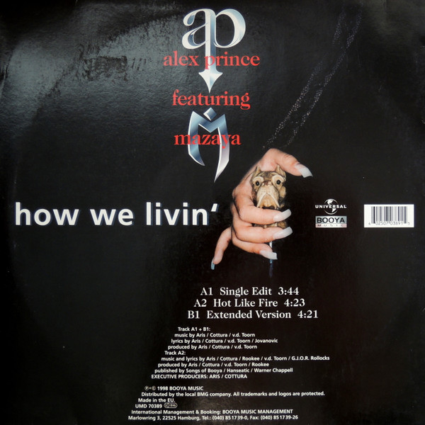 Cover zu Alexandra Prince Featuring Mazaya - How We Livin' | 1998 | Vinyl | Hip Hop | Germany