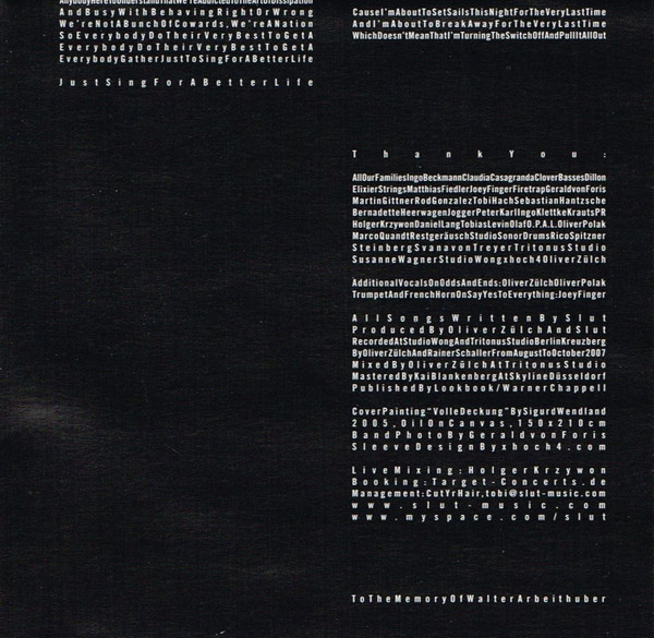 Cover zu Slut - StillNo1 | 2008 | Vinyl | Rock, Pop | Germany