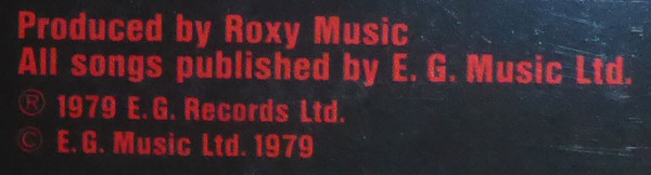 Cover zu Roxy Music - Manifesto | 1979 | Vinyl | Electronic, Rock | Germany