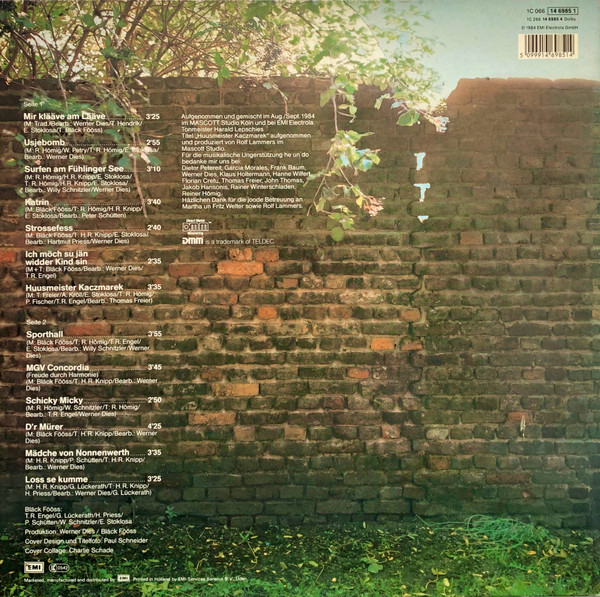 Cover zu Bläck Fööss - Mir Klääve Am Lääve | 1984 | Vinyl | Folk, World, & Country | Germany
