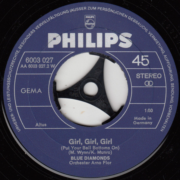 Cover zu The Blue Diamonds - Fräulein Wunderbar | 1970 | Vinyl | Pop | Germany