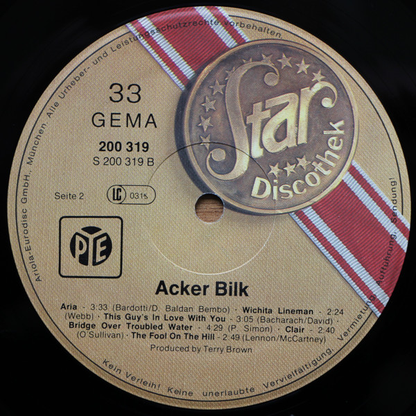 Cover zu Acker Bilk - Acker Bilk | 1979 | Vinyl | Jazz, Blues, Stage & Screen | Germany