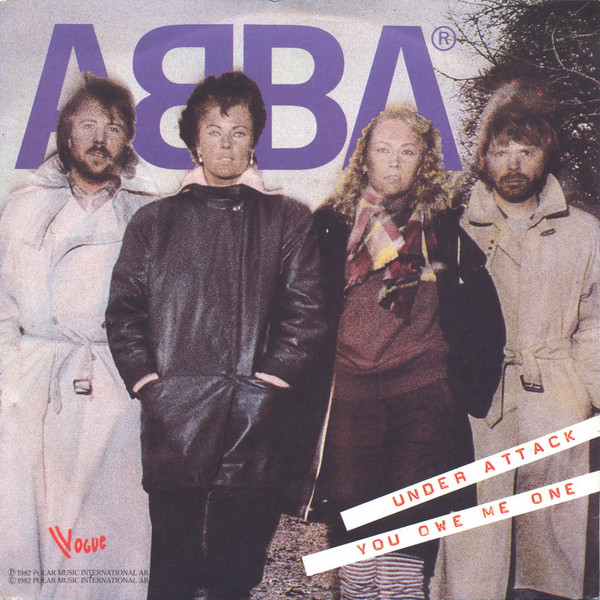 Cover zu ABBA - Under Attack / You Owe Me One | 1982 | Vinyl | Pop | France Schallplatten Ankauf