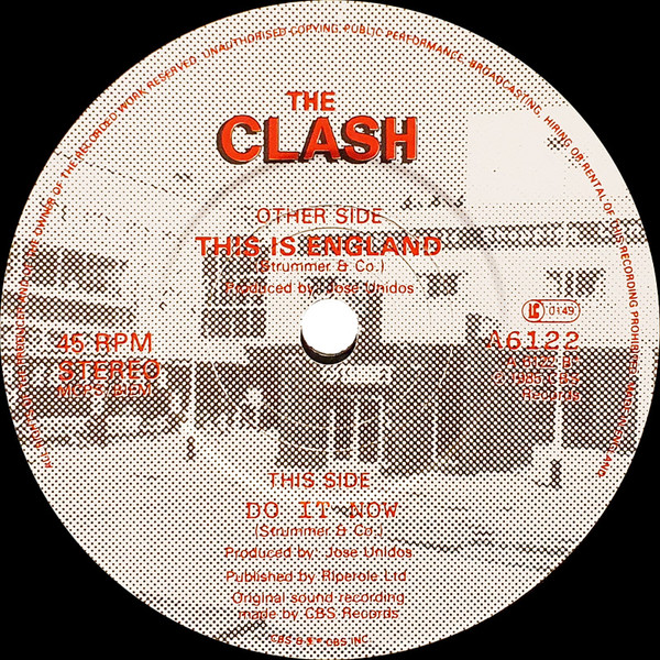 Cover zu The Clash - This Is England | 1985 | Vinyl, 7