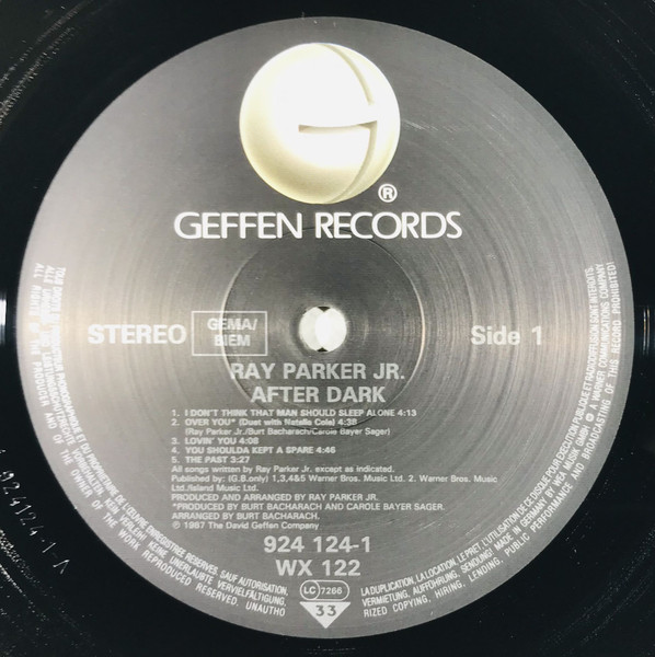 Cover zu Ray Parker Jr. - After Dark | 1987 | Vinyl | Funk / Soul | UK & Europe