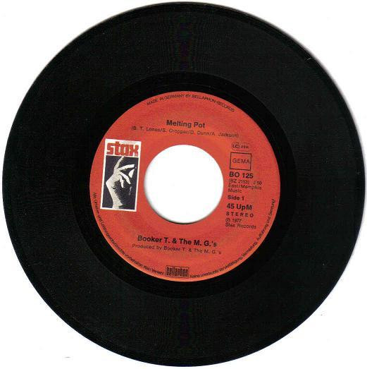 Cover zu Booker T & The MG's - Melting Pot / Slum Baby | 1977 | Vinyl | Funk / Soul | Germany