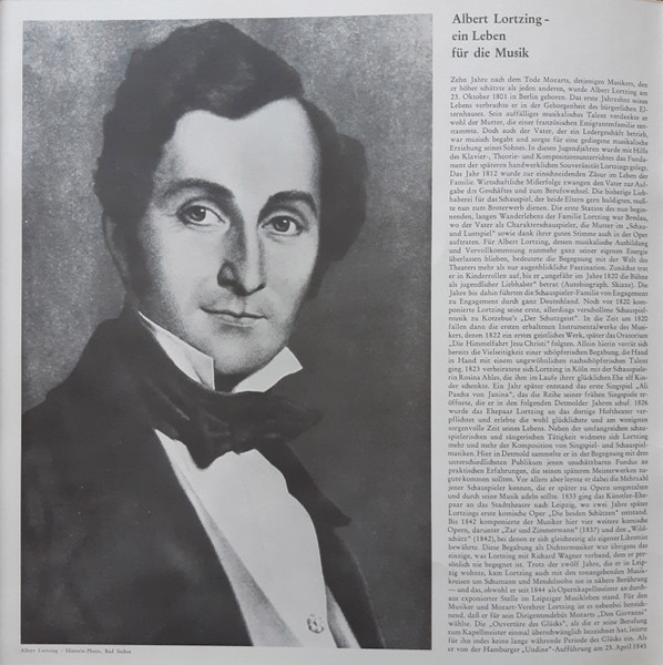 Cover zu Albert Lortzing, Anneliese Rothenberger · Ruth-Margret Pütz, Nicolai Gedda · Peter Schreier · Hermann Prey · Gottlob Frick, RIAS-Kammerchor, Radio-Symphonie-Orchester Berlin, Robert Heger -