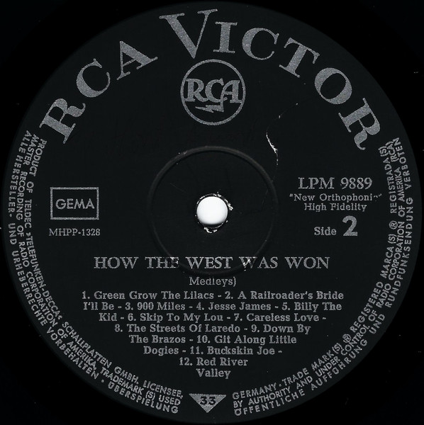 Cover zu Bing Crosby / Rosemary Clooney / Jimmy Driftwood / Sam Hinton - How The West Was Won | 1960 | Vinyl | Folk, World, & Country | Germany