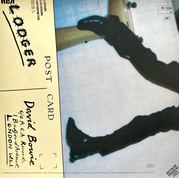 Cover zu David Bowie - Lodger | 1979 | Vinyl | Rock | Germany