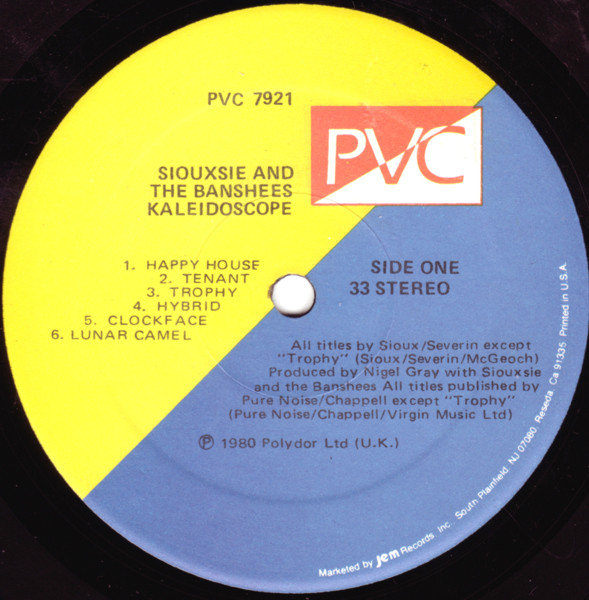 Cover zu Siouxsie & The Banshees - Kaleidoscope | 1982 | Vinyl, LP, Album, Repress, Stereo | Rock | US
