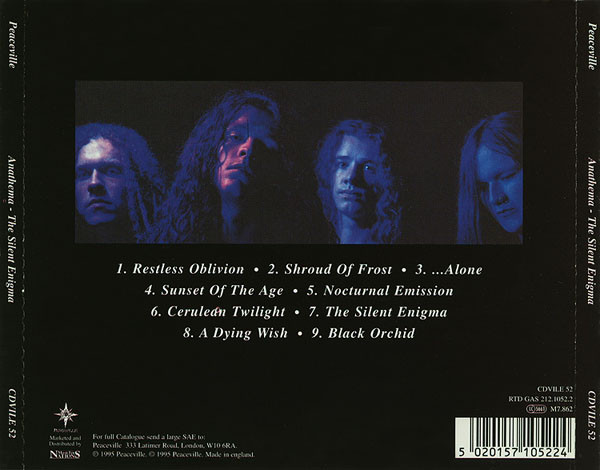 Cover zu Anathema - The Silent Enigma | 1995 | Vinyl | Rock | Europe