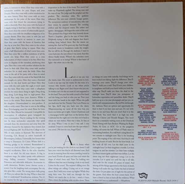 Cover zu Algiers (2) - There Is No Year | 2020 | Vinyl | Electronic, Rock, Funk / Soul | Europe