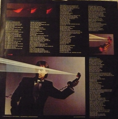 Cover zu Chris de Burgh - Man On The Line | 1984 | LP, Album, Club | Rock | Europe