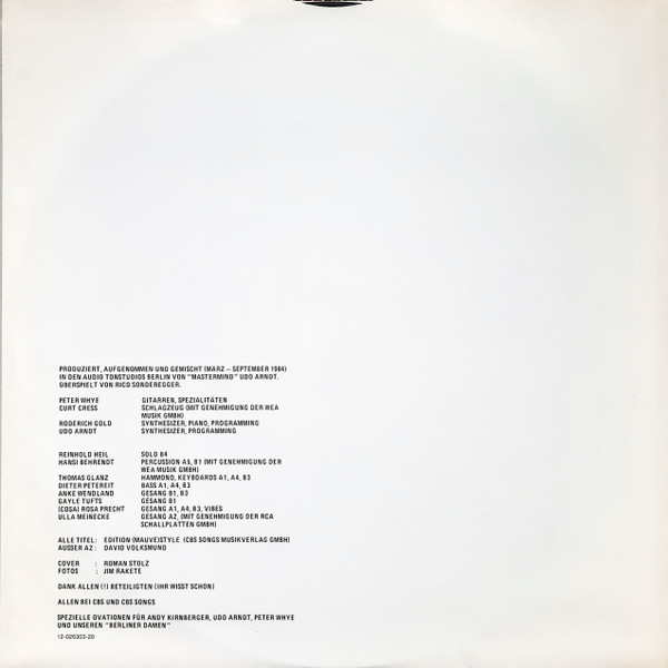 Cover zu Alan Woerner - ...Bis Irgendwas Passiert | 1984 | Vinyl | Pop | Germany