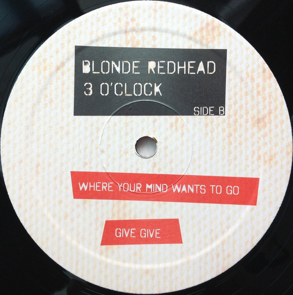 Cover zu Blonde Redhead - 3 O'Clock | 2017 | Vinyl | Rock | Italy