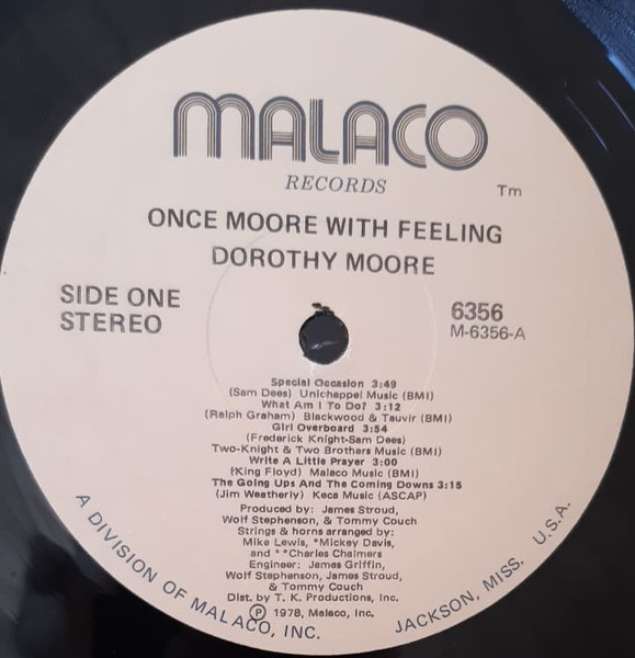 Cover zu Dorothy Moore - Once Moore With Feeling | 1978 | Vinyl | Funk / Soul | US Schallplatten Ankauf