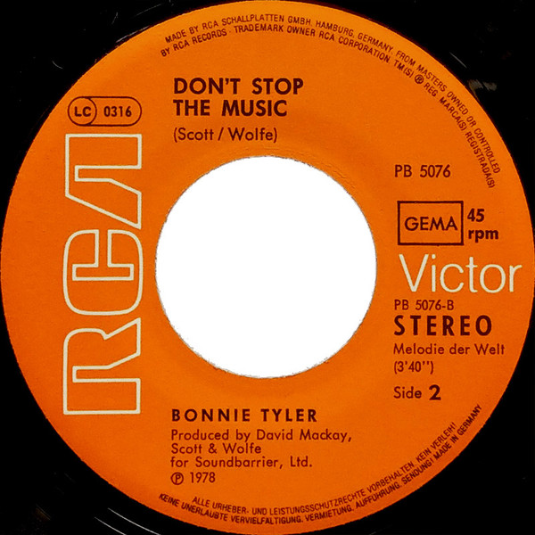 Cover zu Bonnie Tyler - Here Am I | 1978 | Vinyl | Rock | Germany