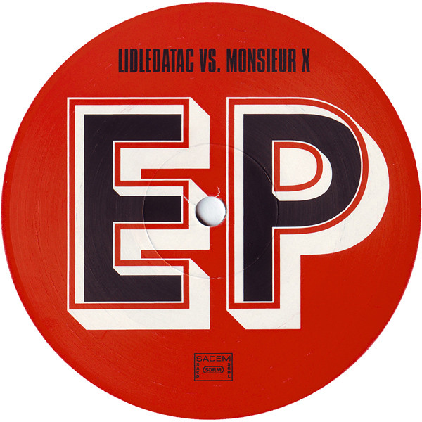 Cover zu Boogymann / Lidledatac vs Monsieur X - EP | 1999 | Vinyl | Electronic | France Schallplatten Ankauf