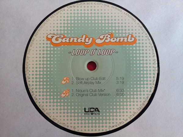 Cover zu Candy Bomb - Loop D' Loop | 1996 | Vinyl | Electronic | Germany Schallplatten Ankauf