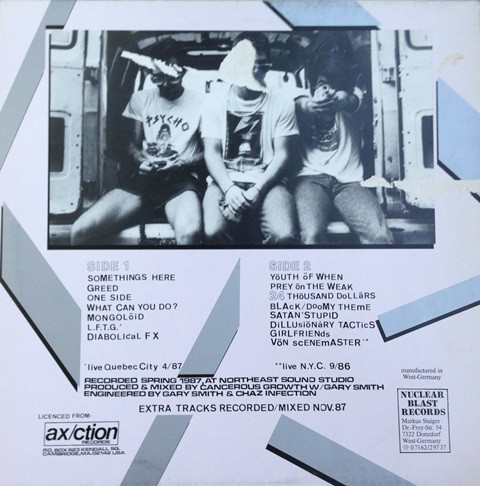 Cover zu Cancerous Growth (2) - Hmmlmmlum... | 1988 | Vinyl | Rock | Germany Schallplatten Ankauf