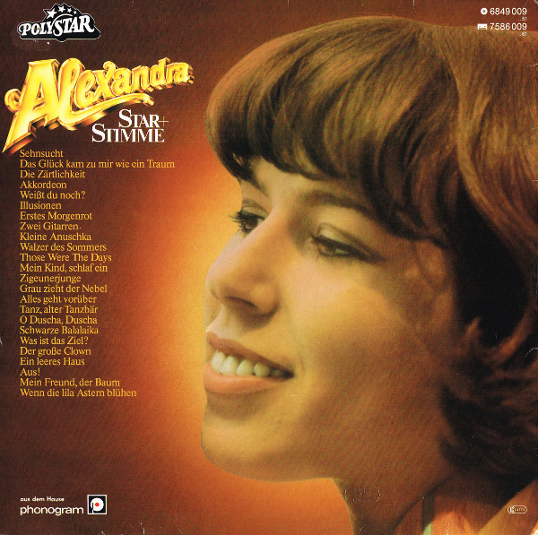Cover zu Alexandra (7) - Star + Stimme - Alle Ihre Schönsten Lieder | 1981 | Vinyl, LP, Stereo, Compilation | Pop | Germany