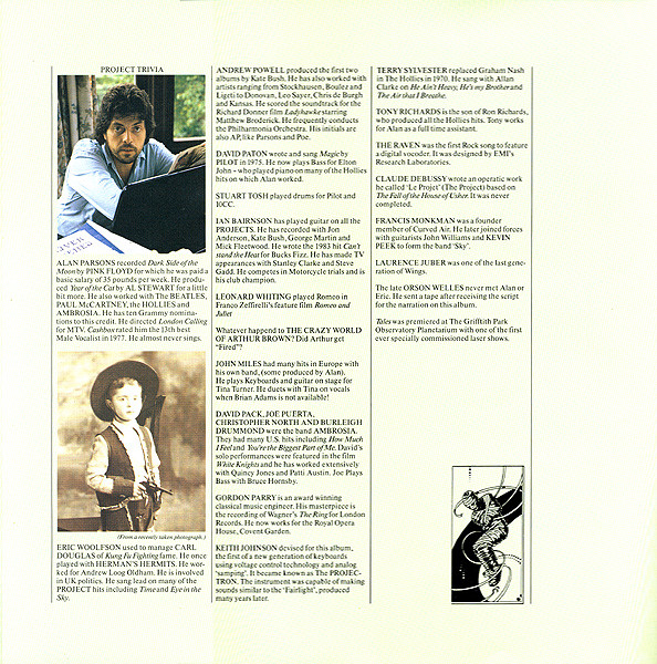 Cover zu The Alan Parsons Project - Tales Of Mystery And Imagination (Edgar Allan Poe) | 1987 | Vinyl | Electronic, Rock | Europe