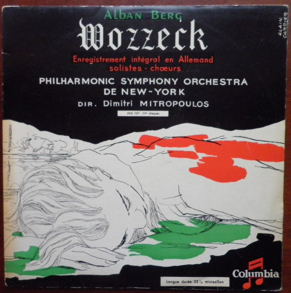 Cover zu Alban Berg, Philharmonic-Symphony Orchestra Of New York, Dimitri Mitropoulos - Wozzeck. Opéra En 3 Actes | Vinyl | Classical | France
