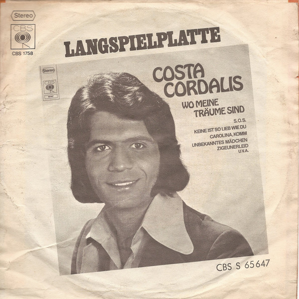 Cover zu Costa Cordalis - Carolina, Komm | 1973 | Vinyl | Pop | Germany Schallplatten Ankauf