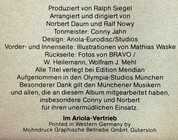 Cover zu Dschinghis Khan - Rom | 1980 | LP, Album, Gat | Electronic, Pop, Folk, World, & Country | Germany