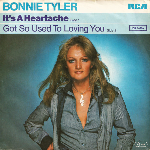 Cover zu Bonnie Tyler - It's A Heartache | 1977 | 7