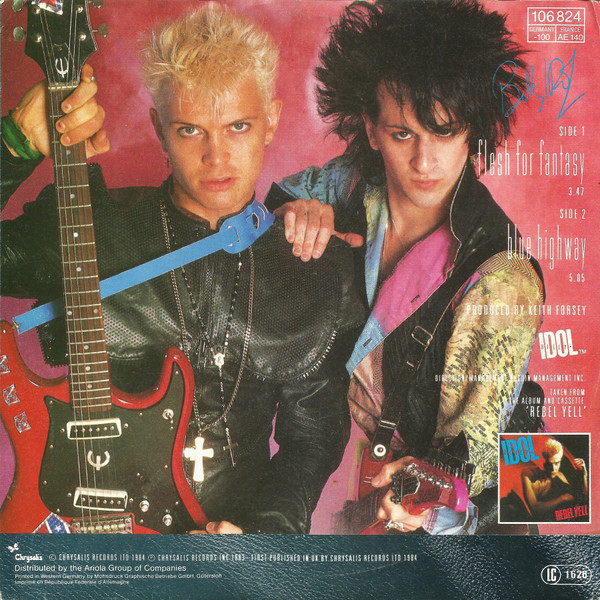 Cover zu Billy Idol - Flesh For Fantasy | 1984 | Vinyl | Rock | Europe