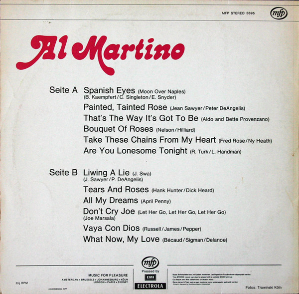 Cover zu Al Martino - Al Martino | Vinyl | Pop | Germany