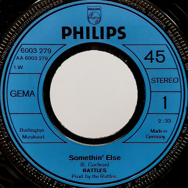Cover zu The Rattles - Somethin' Else | 1972 | Vinyl, Stereo, 45 RPM, 7
