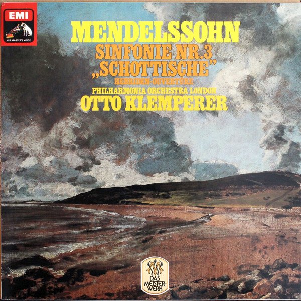 Bild Felix Mendelssohn-Bartholdy, Philharmonia Orchestra, Otto Klemperer – Sinfonie Nr. 3 „Schottische” / Hebriden-Ouvertüre | 1977 | Vinyl, LP, Stereo, Reissue | Classical | Germany Schallplatten Ankauf