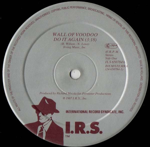 Cover zu Wall Of Voodoo - Do It Again | 1987 | Vinyl, 12